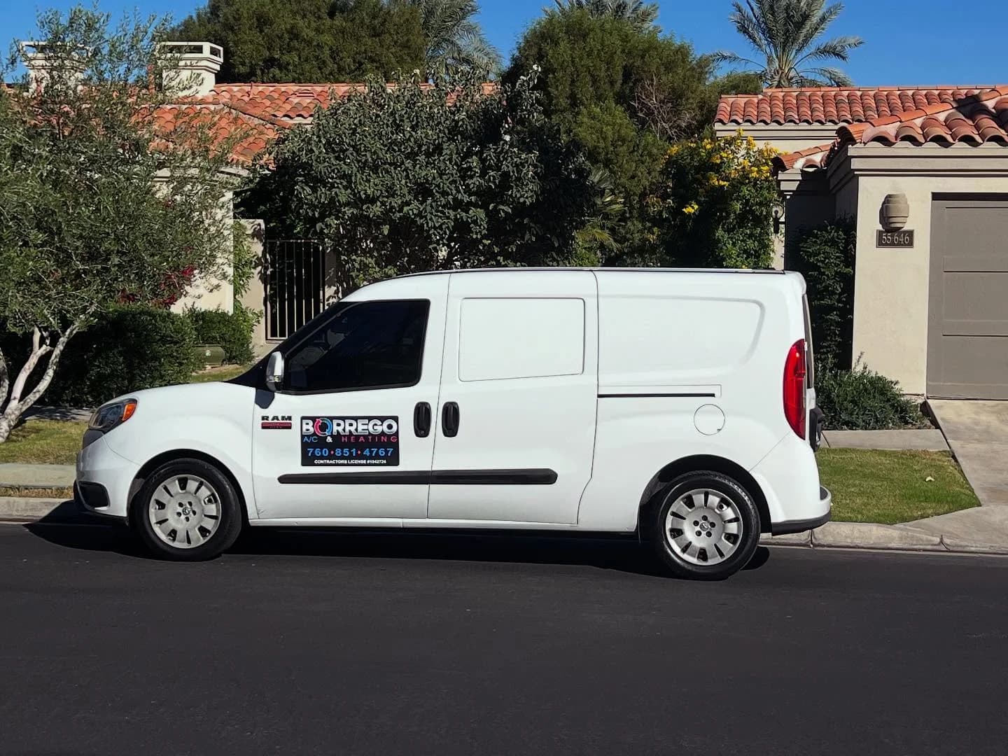 Borrego A/C & Heating service van